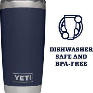 YETI Rambler 20 oz Stainless Steel Vacuum Insulated Tumbler w/MagSlider Lid